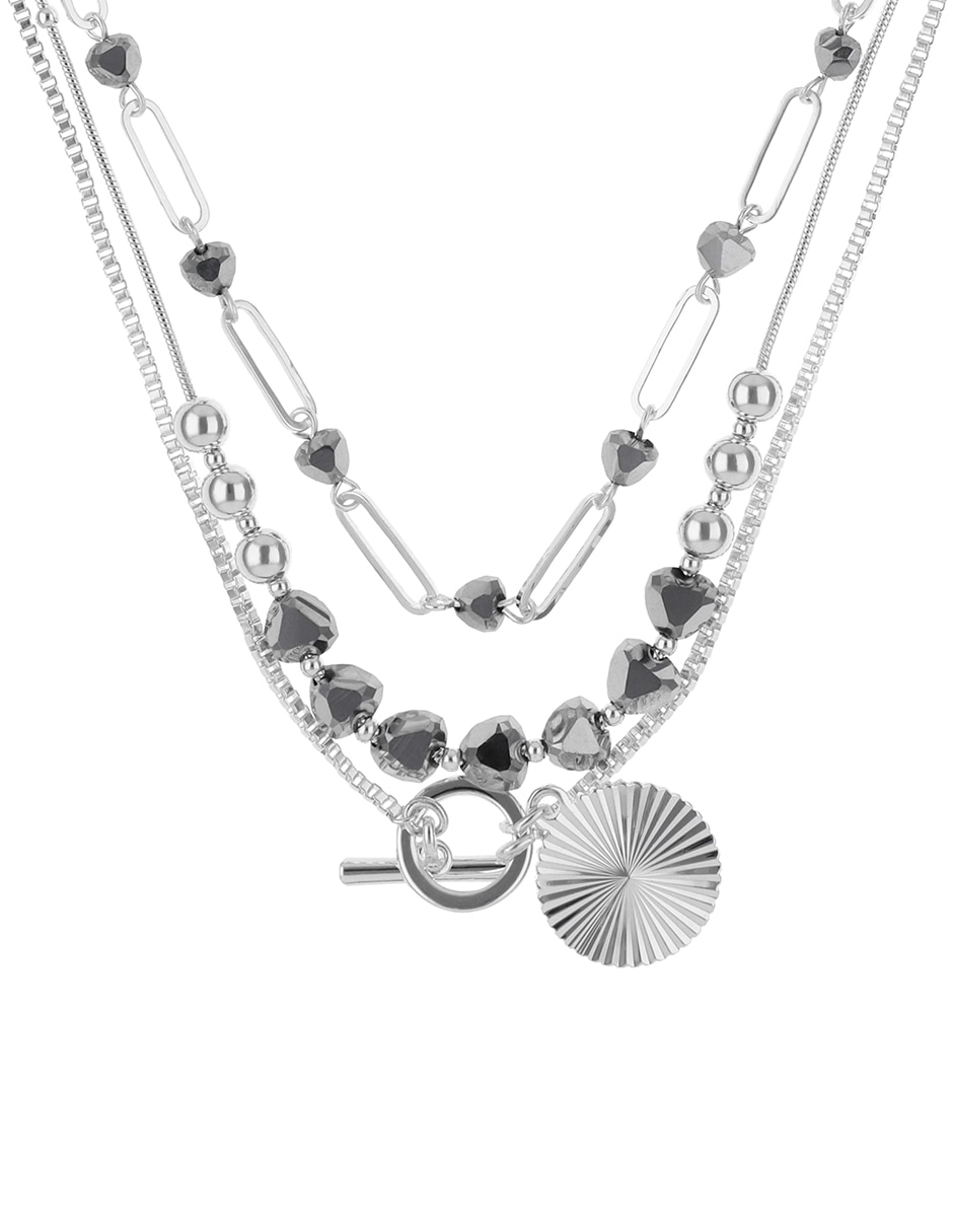 Collar de varios hilos Stormy Beads