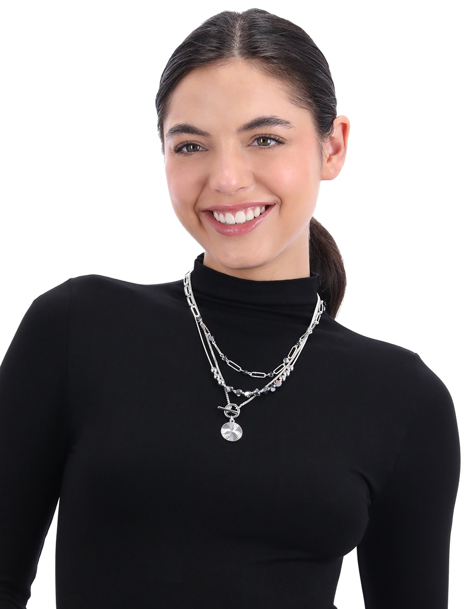 Collar de varios hilos Stormy Beads 3