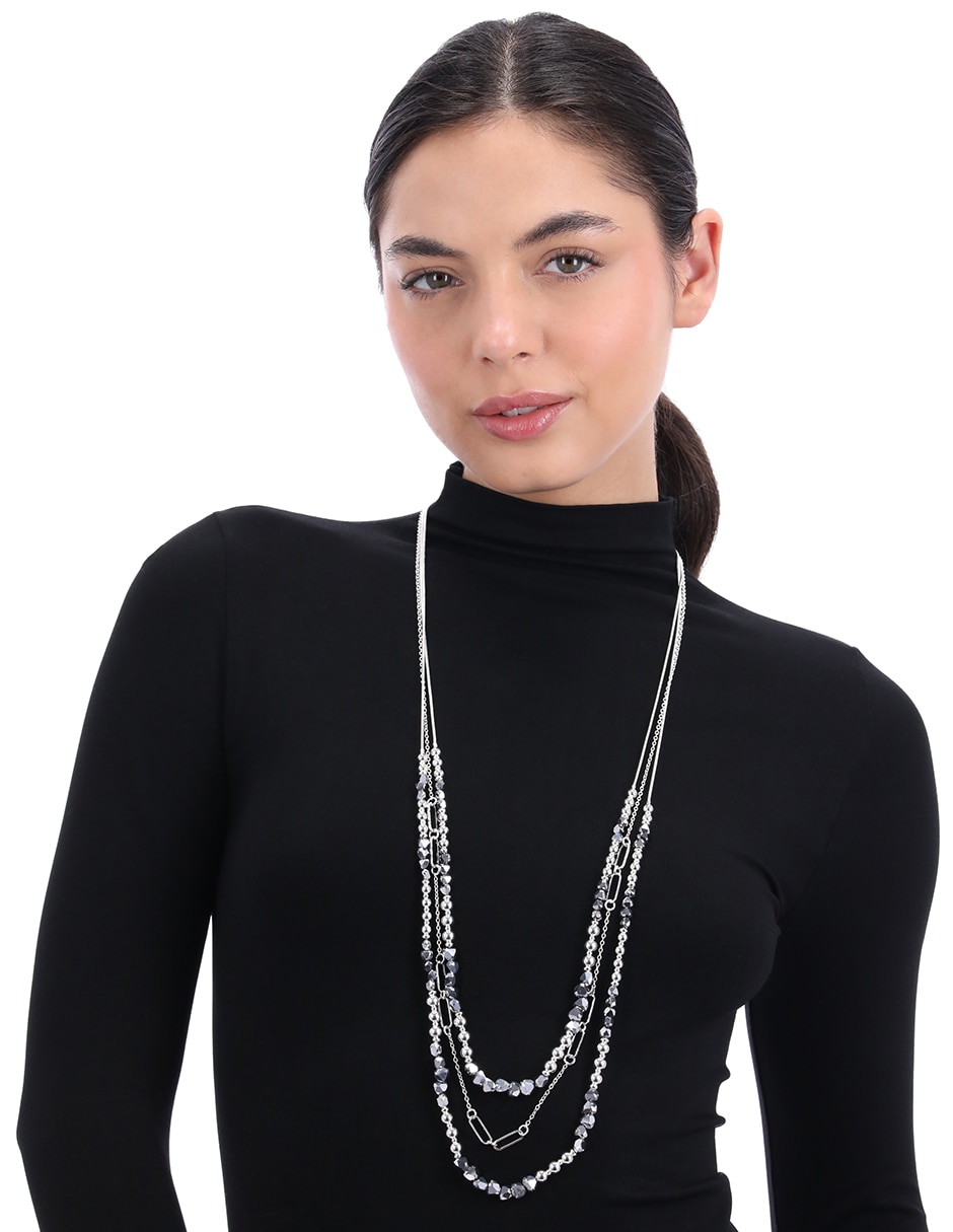 Collar de varios hilos Stormy Beads 3