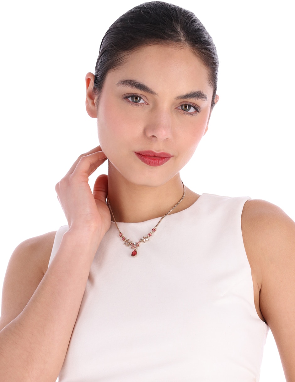 Collar de flor Peachy Peonies 3
