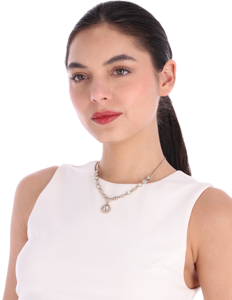 Collar de gota Ivory Runway 3