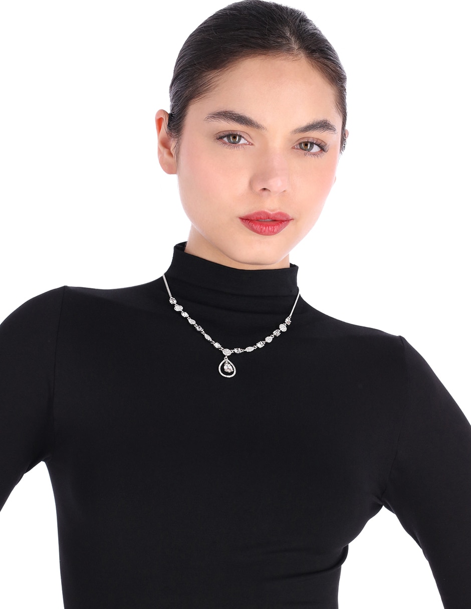 Collar de gota Ivory Runway 3