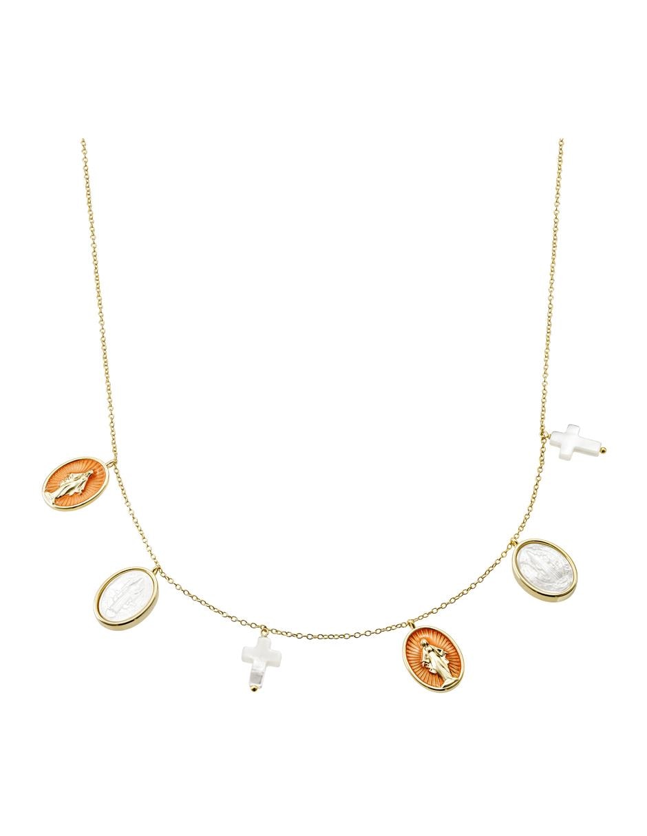 Collar ovalado de plata P 925