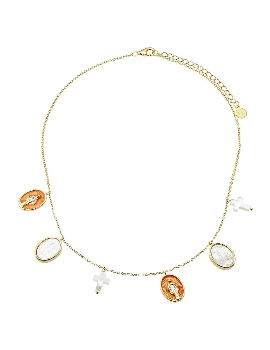 Collar ovalado de plata P 925 2