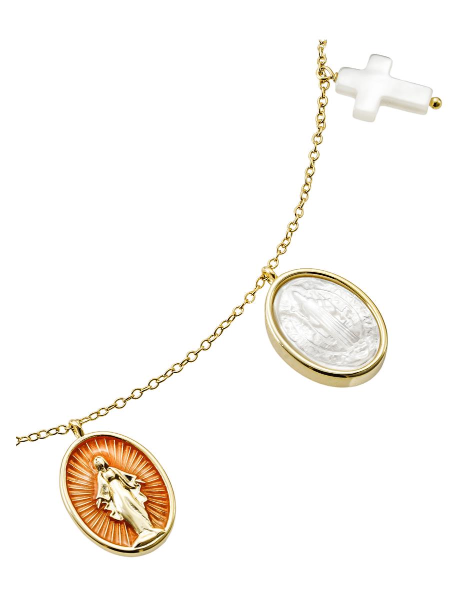 Collar ovalado de plata P 925 3