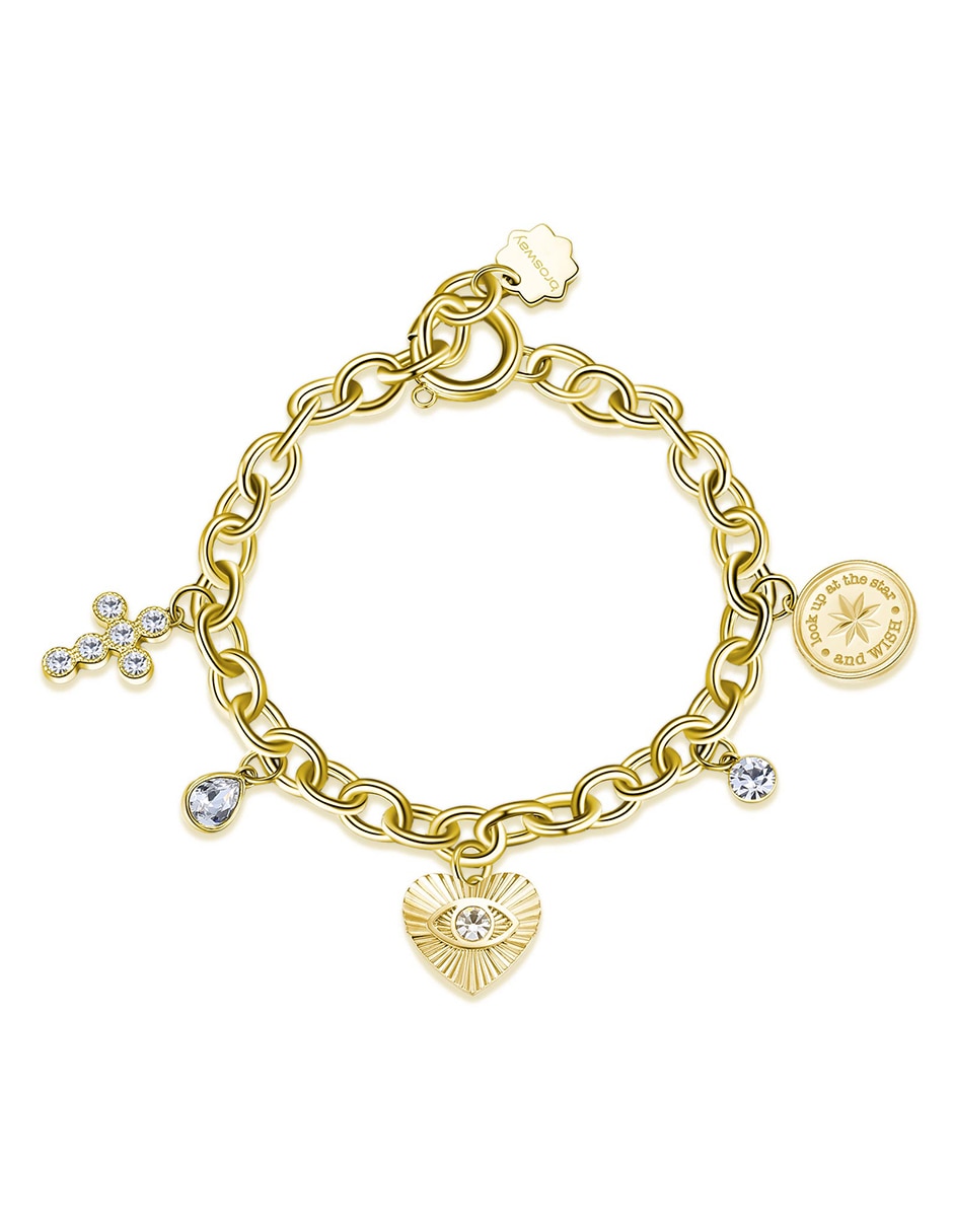 Pulsera Chakra con acabado baño de oro 14 K Pulsera Chakra con acabado baño de oro 14 K