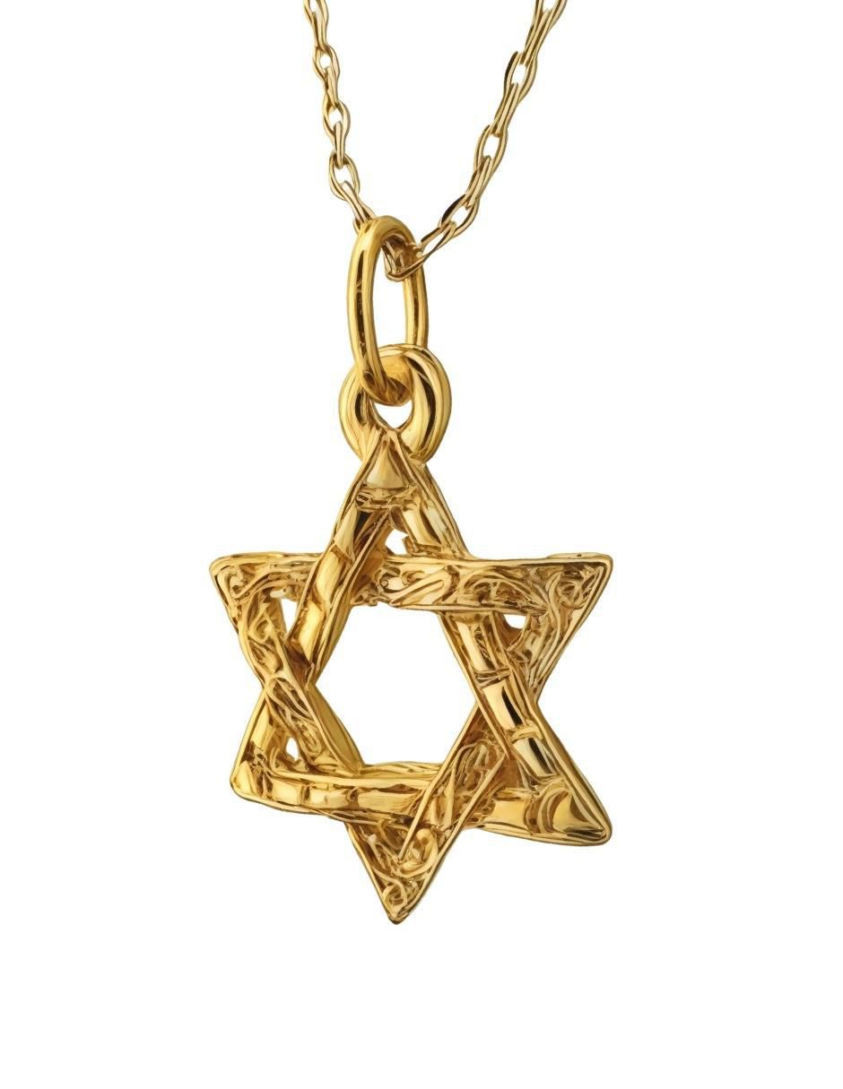 Collar de estrella Aurore 18 K 4