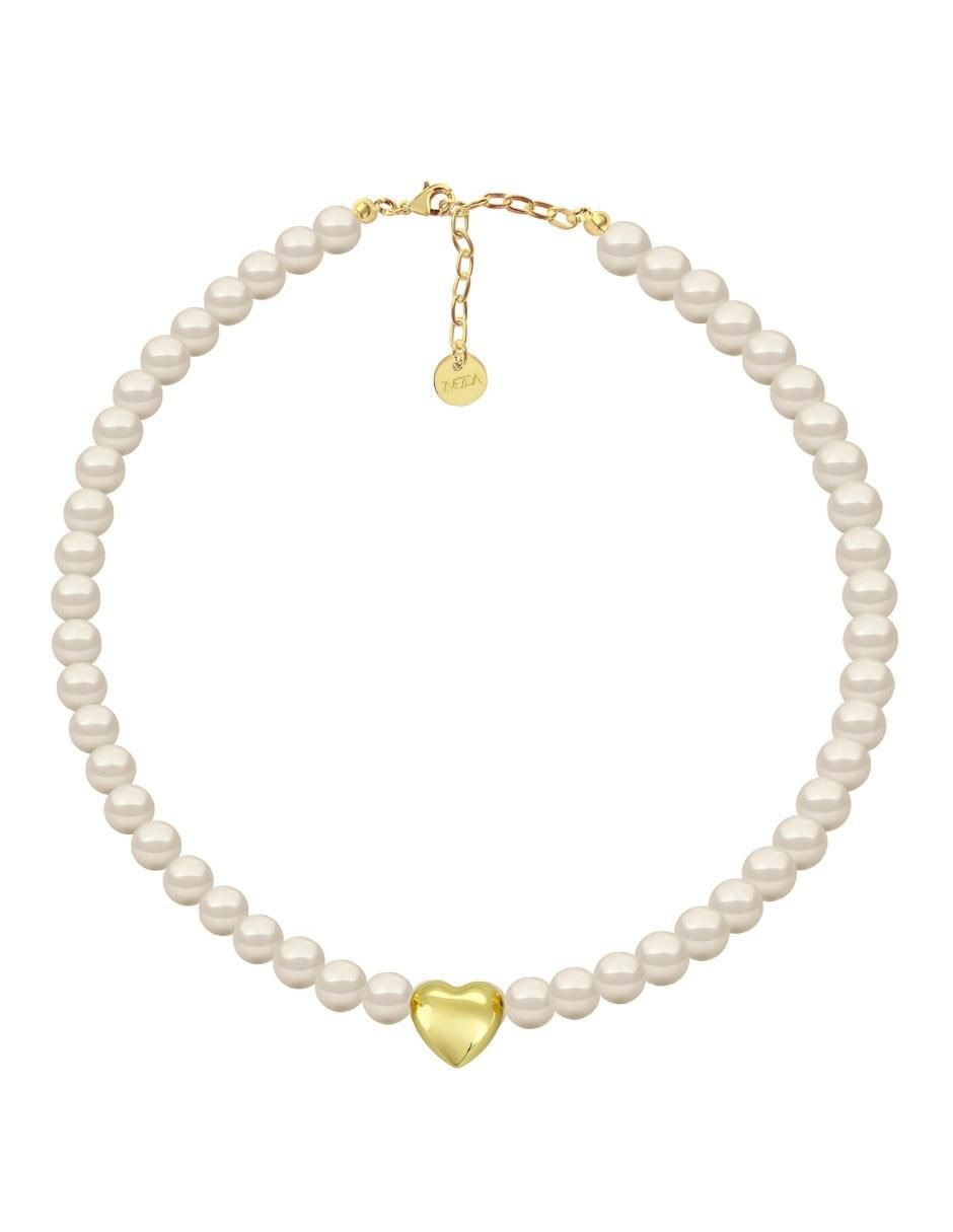 Collar de corazón Aurore 18 K