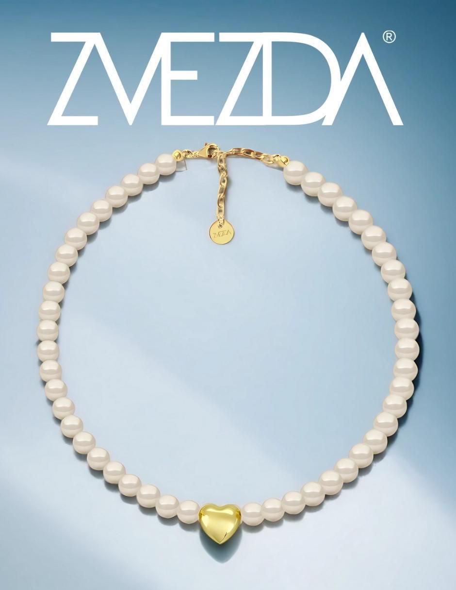 Collar de corazón Aurore 18 K 2