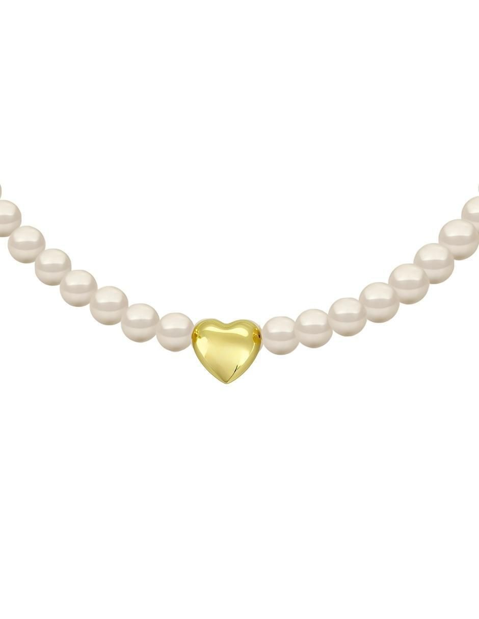 Collar de corazón Aurore 18 K 3