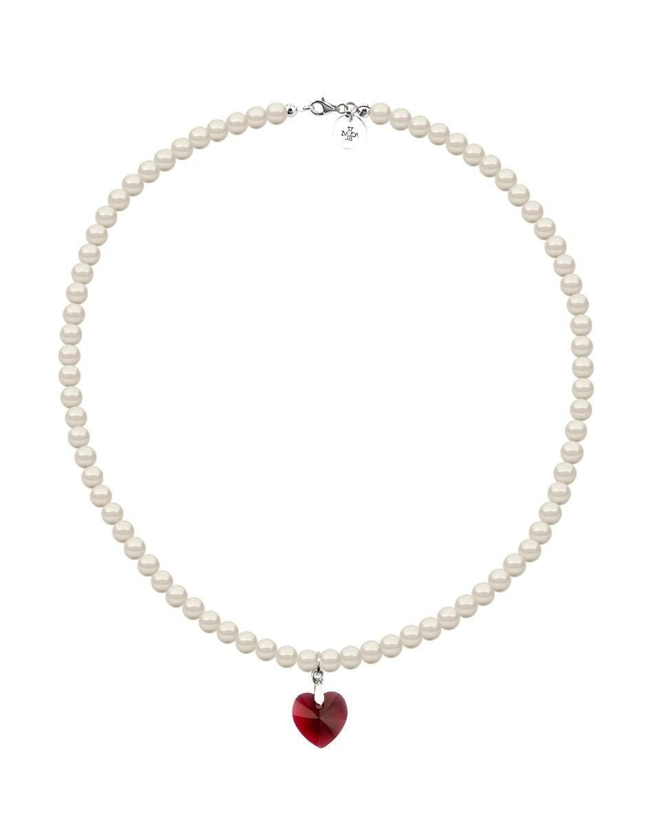 Collar de corazón Éclair de plata P 925 Collar de corazón Éclair de plata P 925