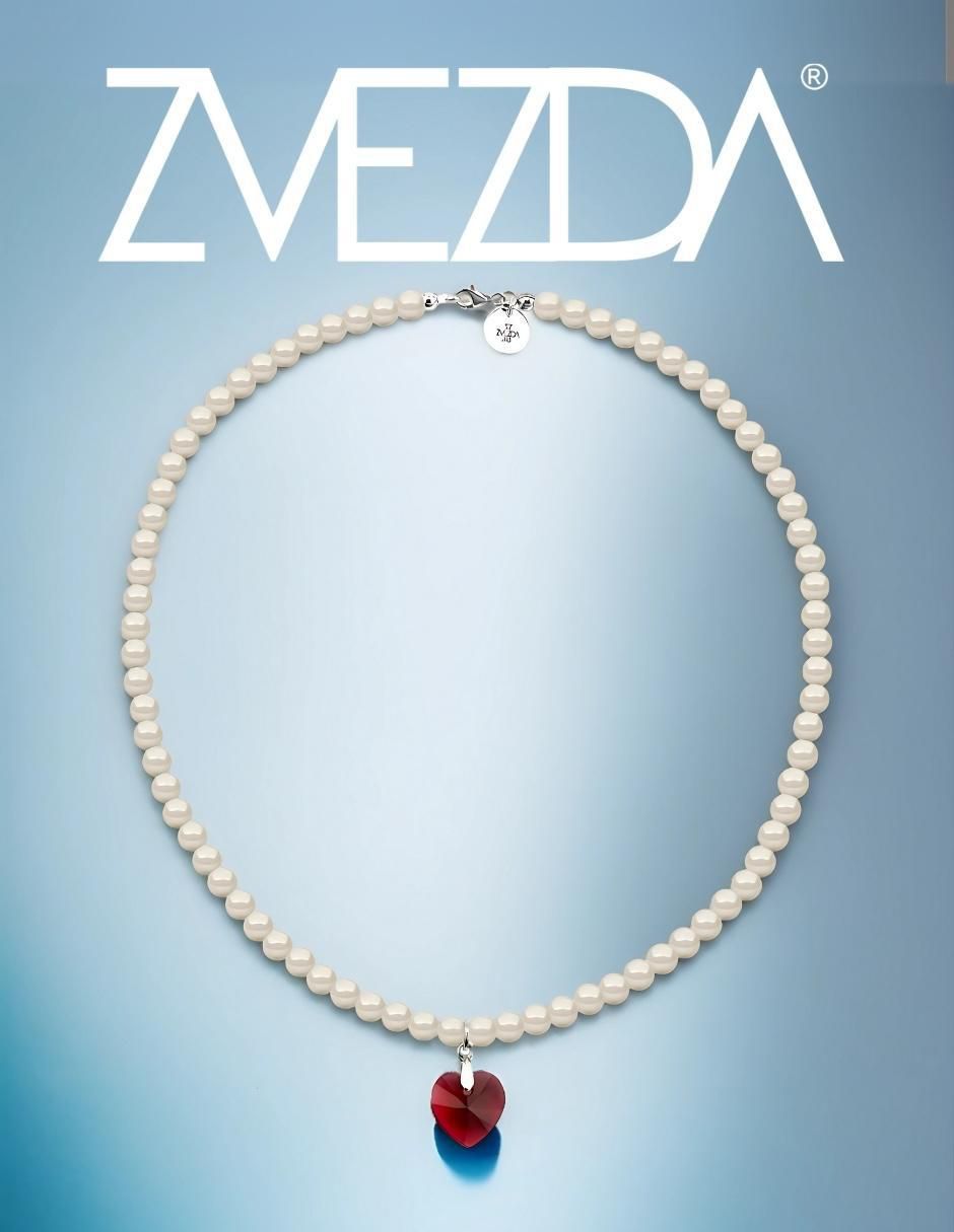 Collar de corazón Éclair de plata P 925 2