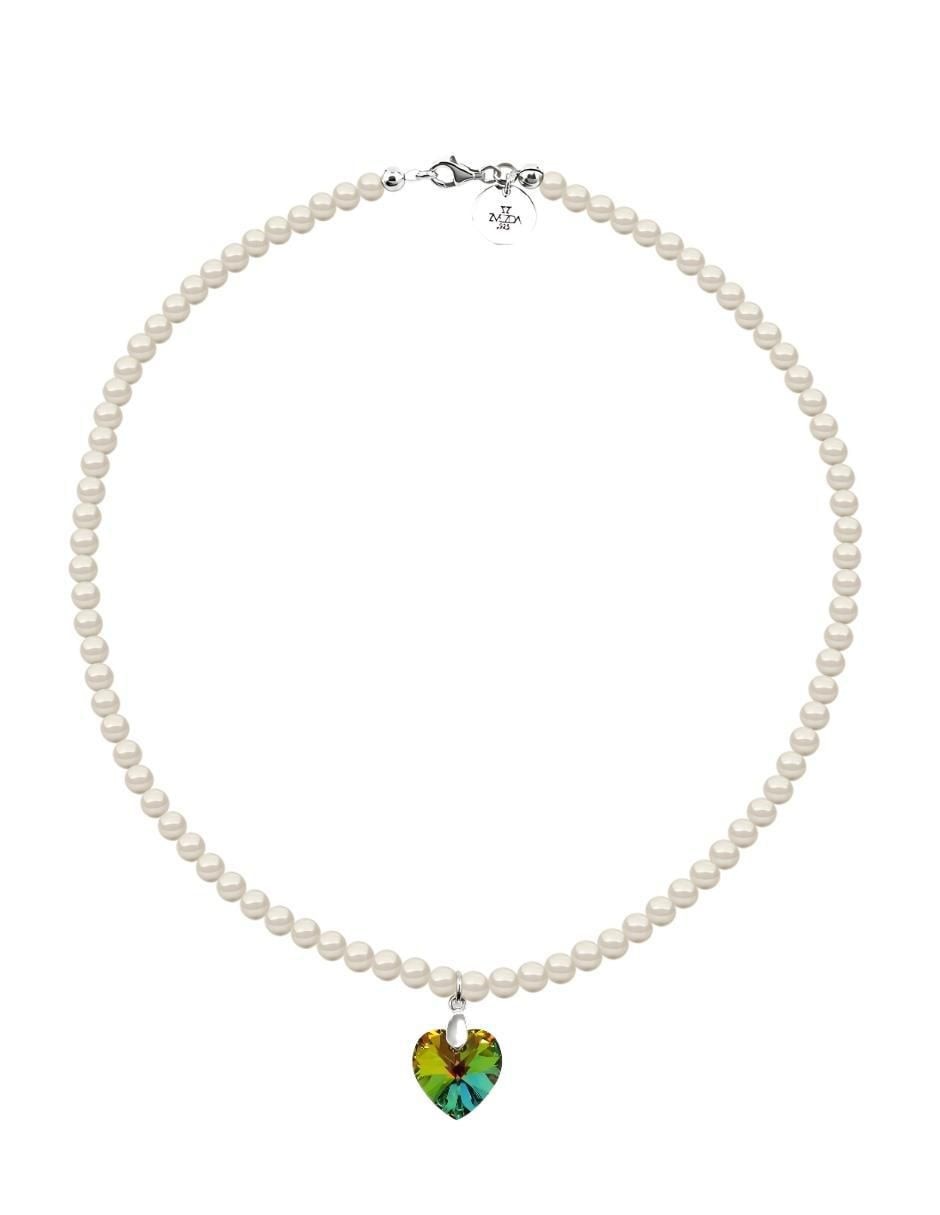Collar de corazón Éclair de plata P 925 Collar de corazón Éclair de plata P 925