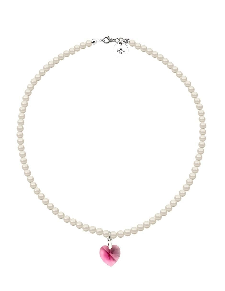 Collar de corazón Éclair de plata P 925 Collar de corazón Éclair de plata P 925