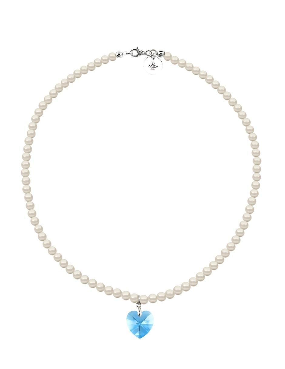 Collar de corazón Éclair de plata P 925 Collar de corazón Éclair de plata P 925