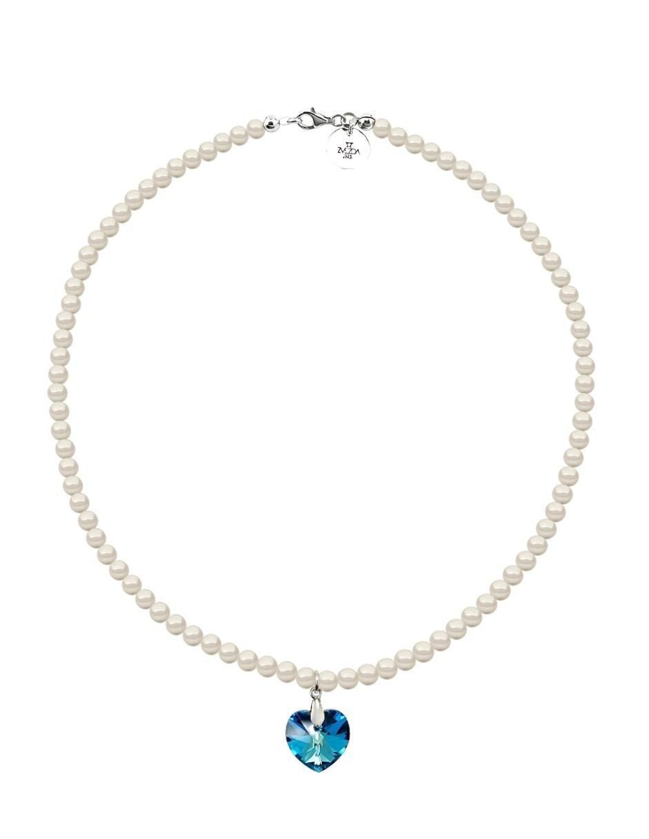 Collar de corazón Éclair de plata P 925 Collar de corazón Éclair de plata P 925