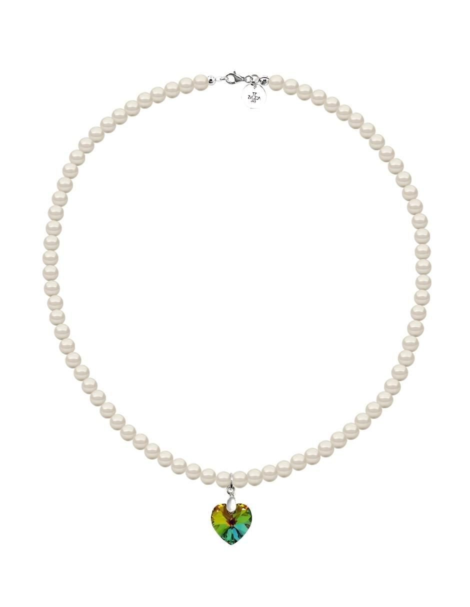 Collar de corazón Éclair de plata P 925 Collar de corazón Éclair de plata P 925
