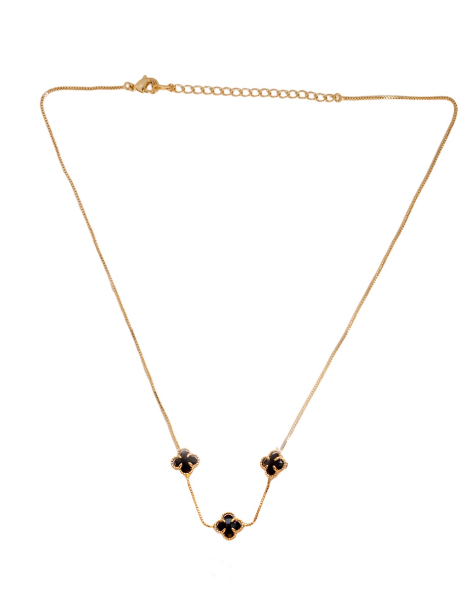 Collar de trébol 18 K 2