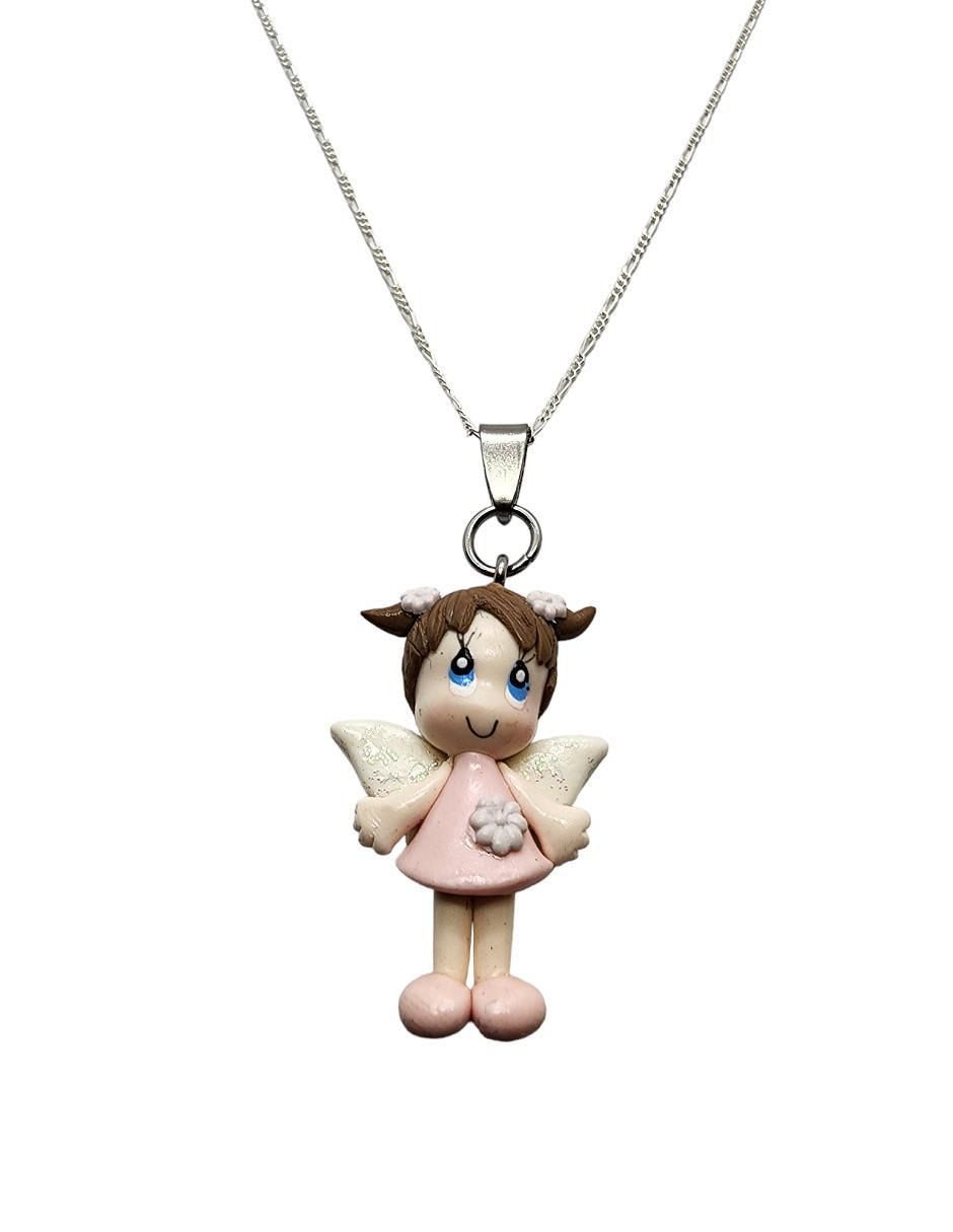 Collar de niña Mágica de plata P 925 Collar de niña Mágica de plata P 925