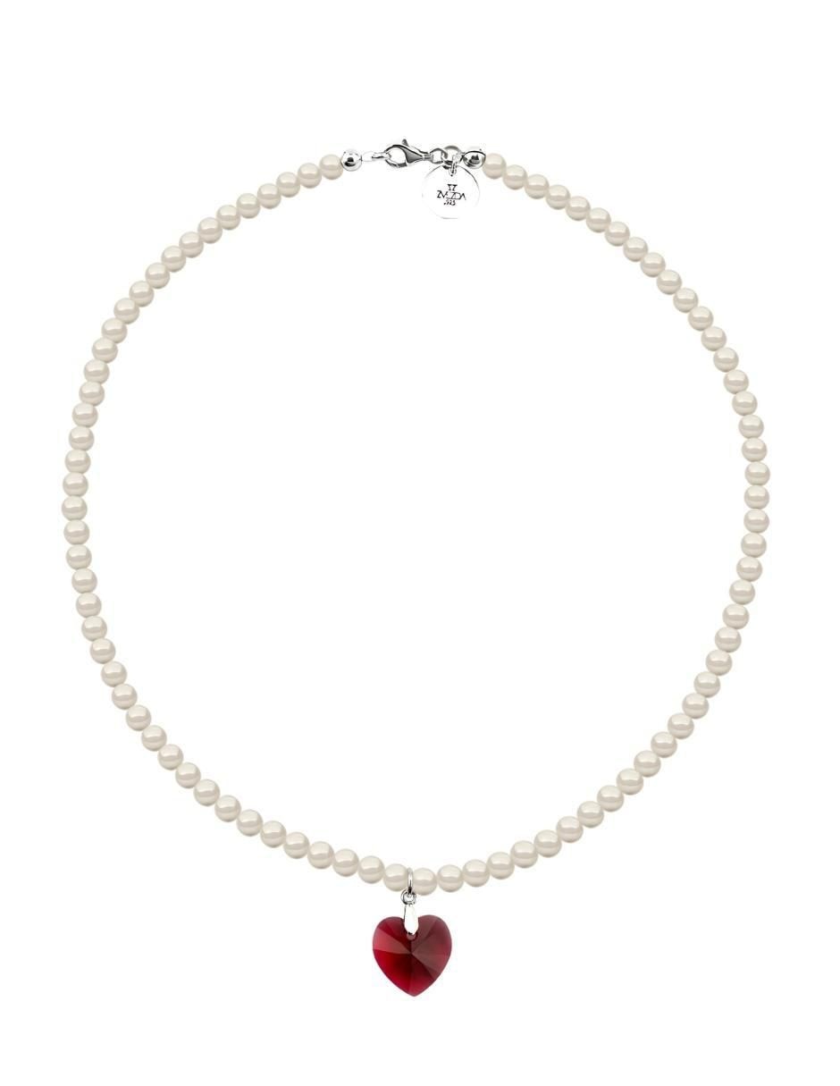 Collar y pulsera "de (si aplica)" corazón zvezda éclair no aplica "de" plata p 925 perla de cristal