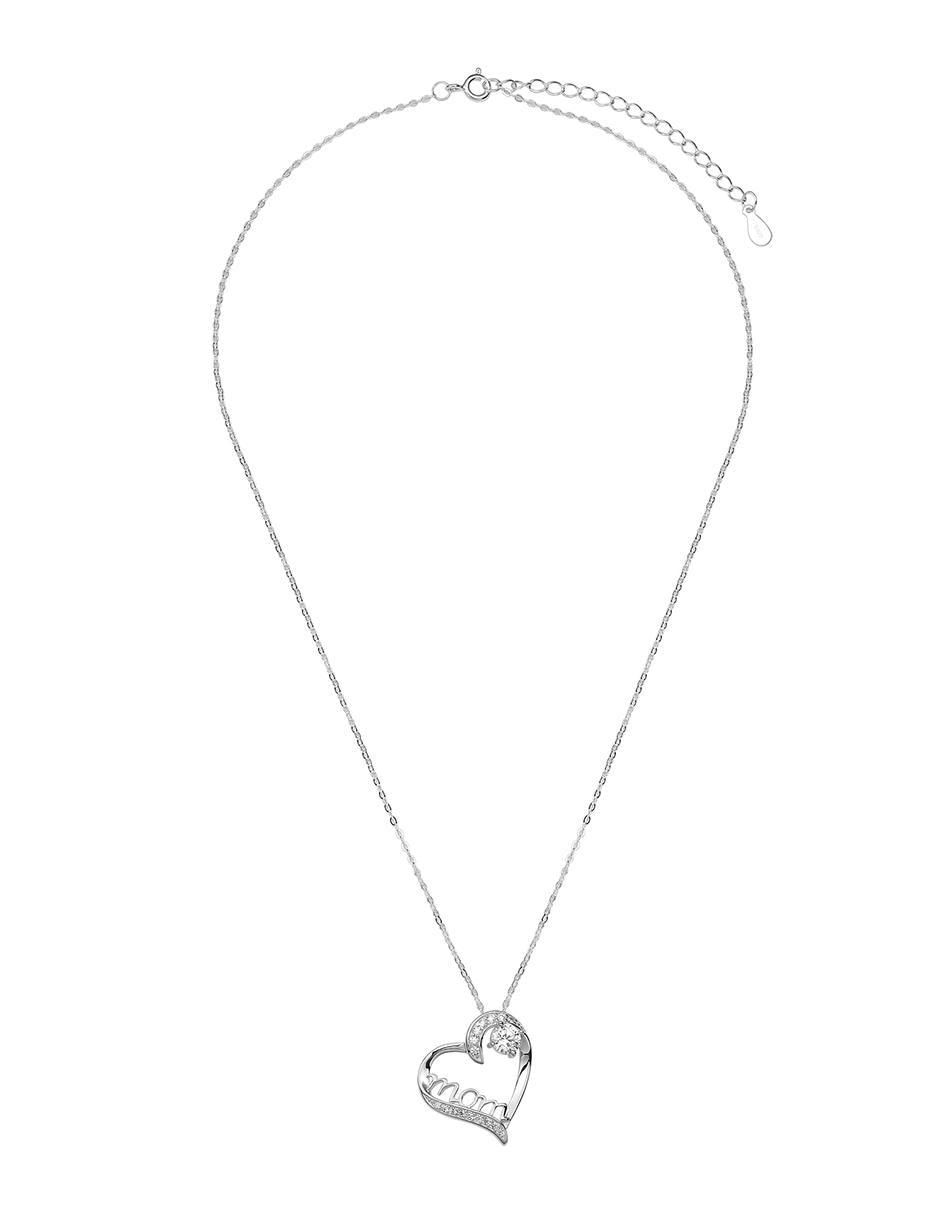 Collar de corazón Romántica de plata P 925 3