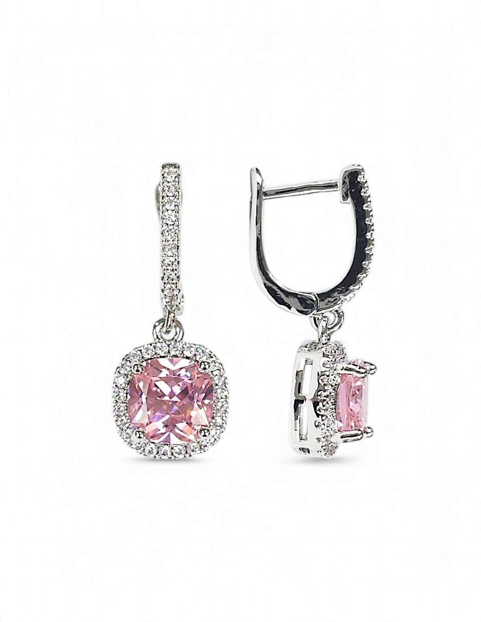 Aretes, collar y anillo zirconia 7