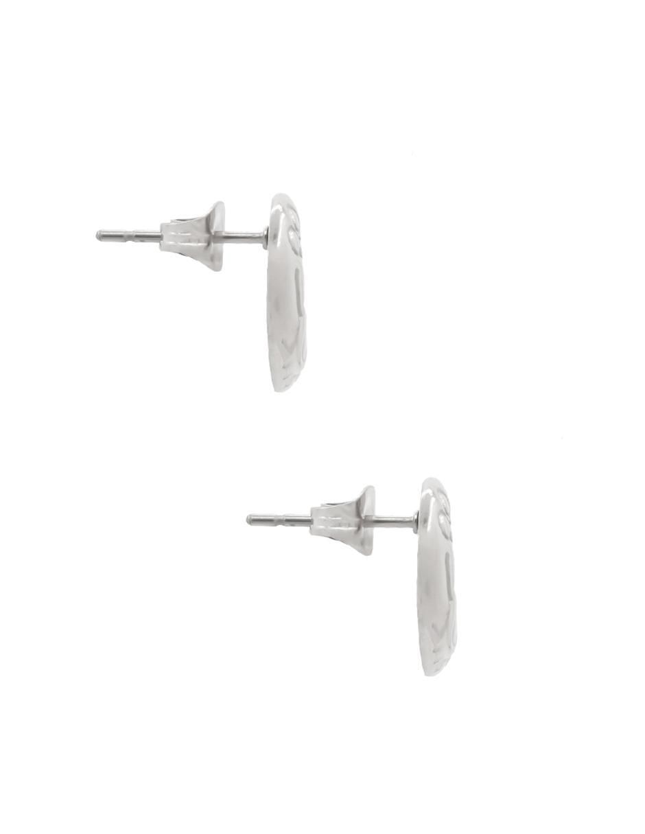 Aretes de luna con acabado brillante 4