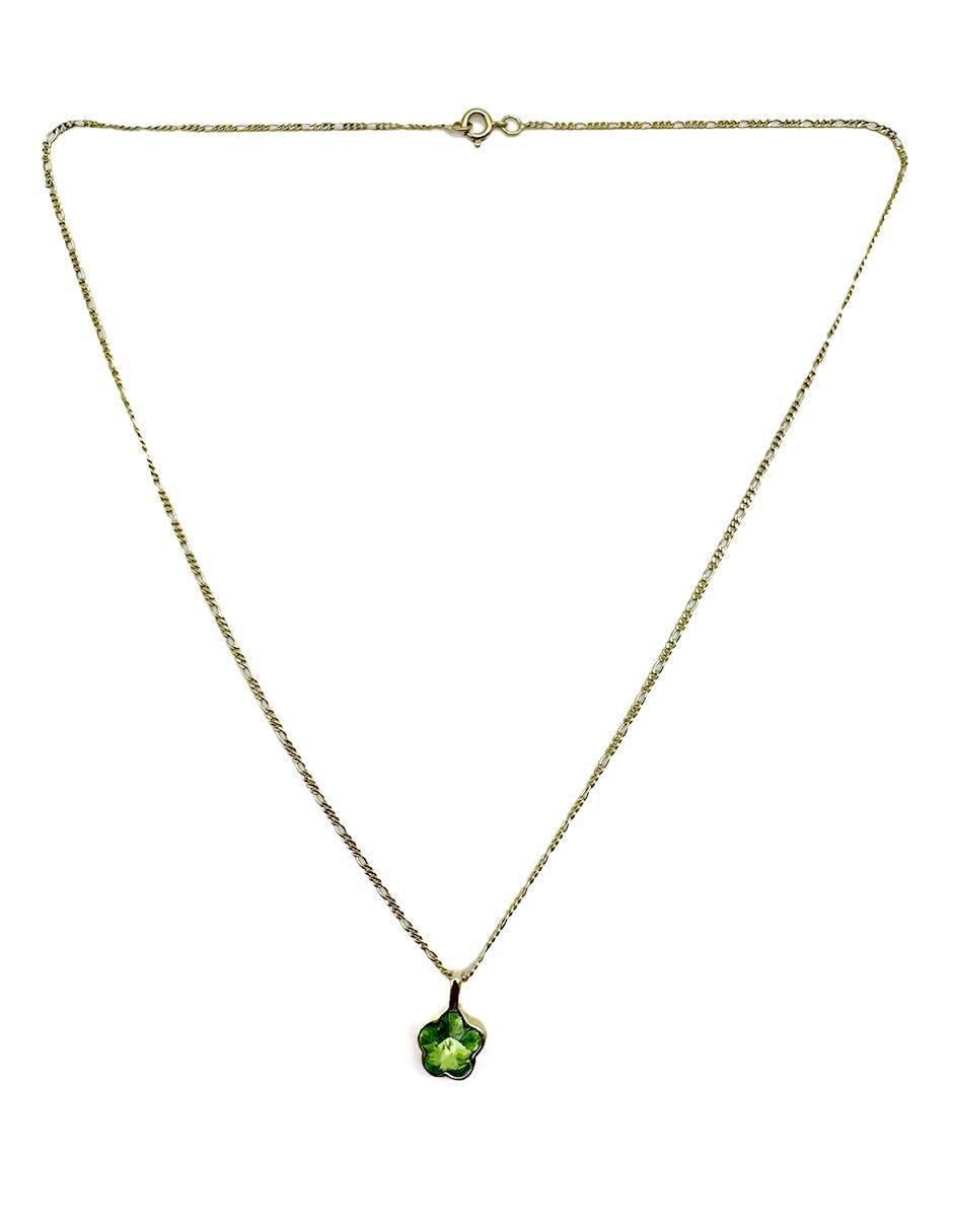 Collar de flor de oro laminado 10 K 3