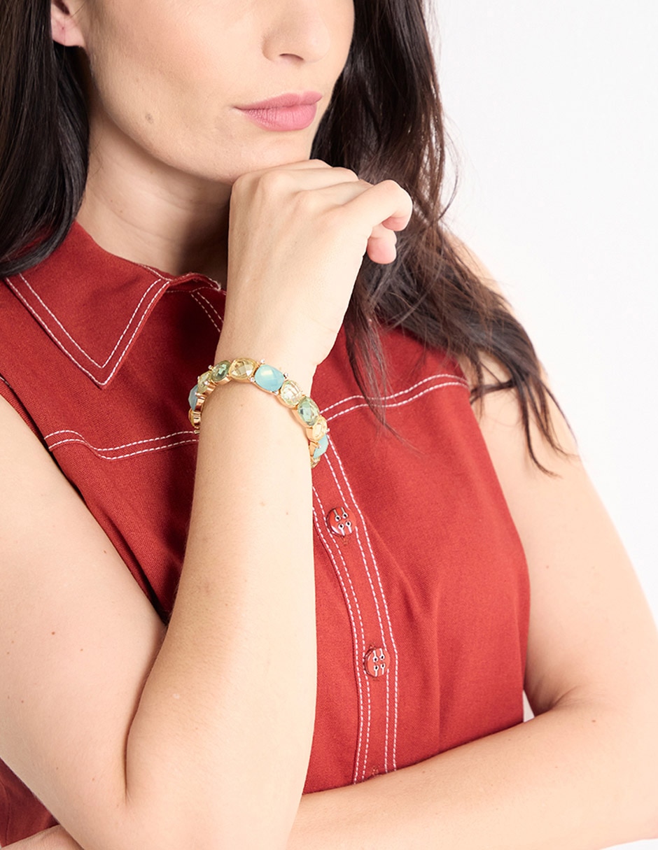 Pulsera Gemstone Glow con acabado brillante 4