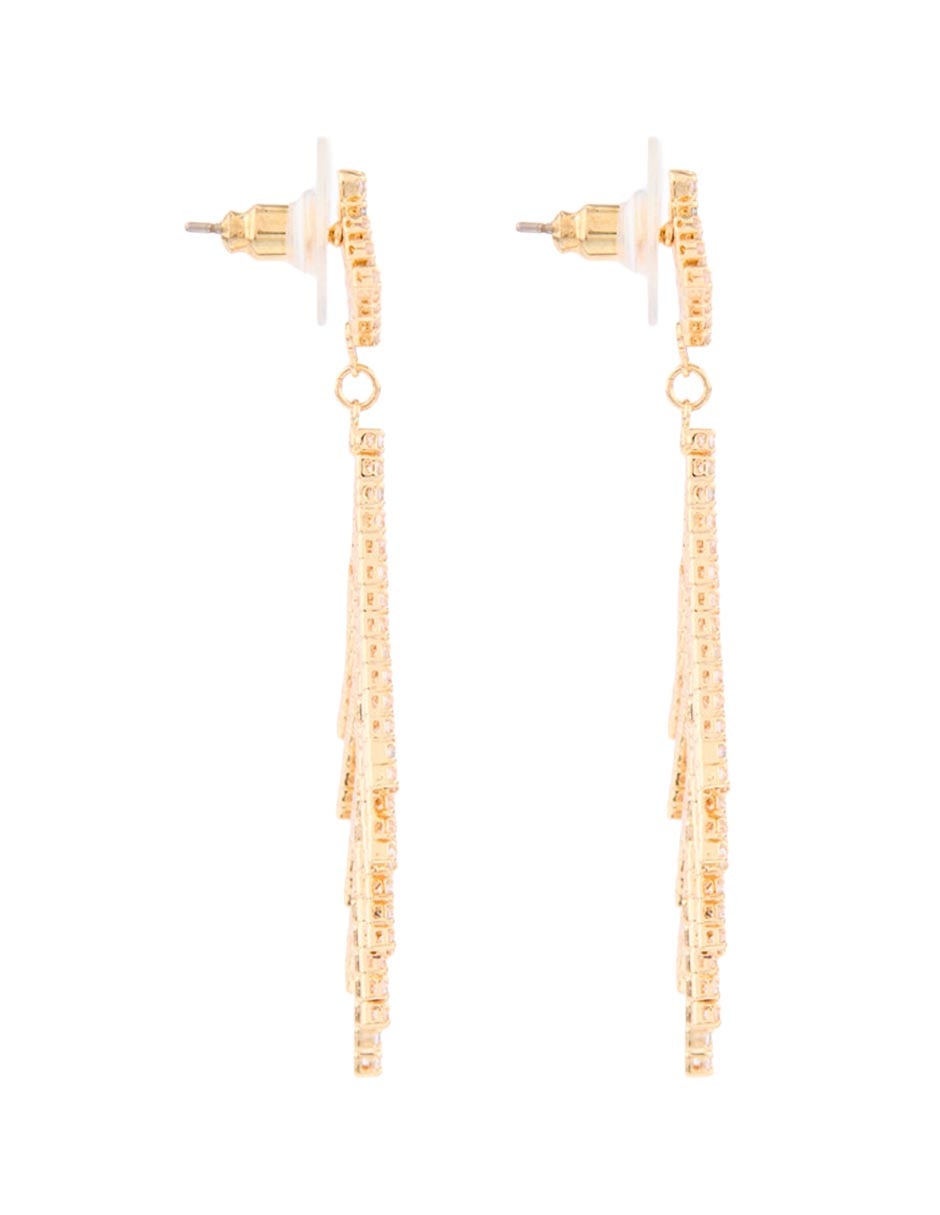 Aretes Glimmering Ears con acabado brillante cristal 3