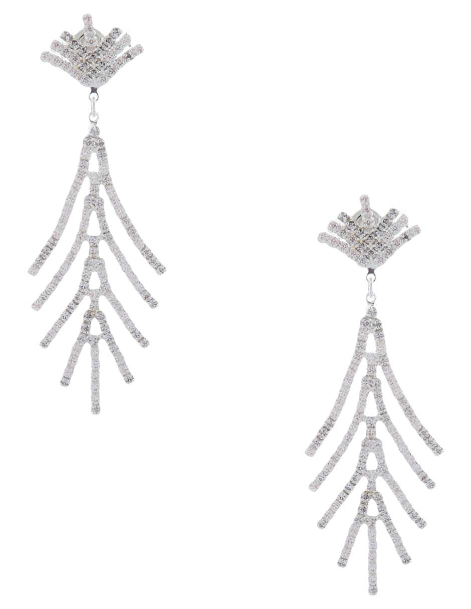 Aretes Glimmering Ears con acabado brillante cristal 1
