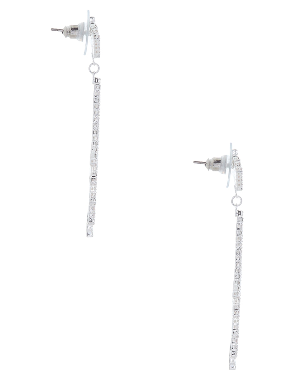 Aretes Glimmering Ears con acabado brillante cristal