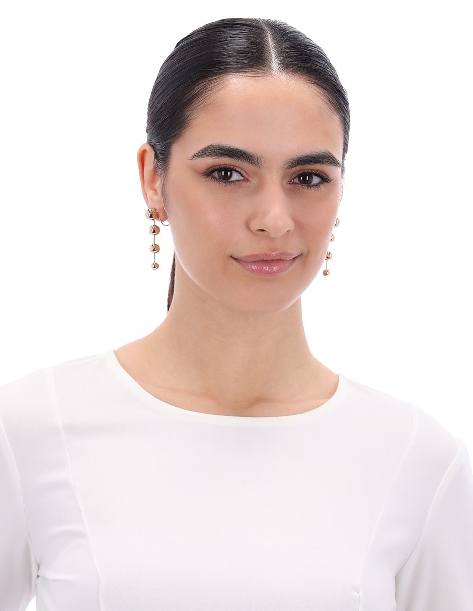 Aretes circulares Mixed Magic 3