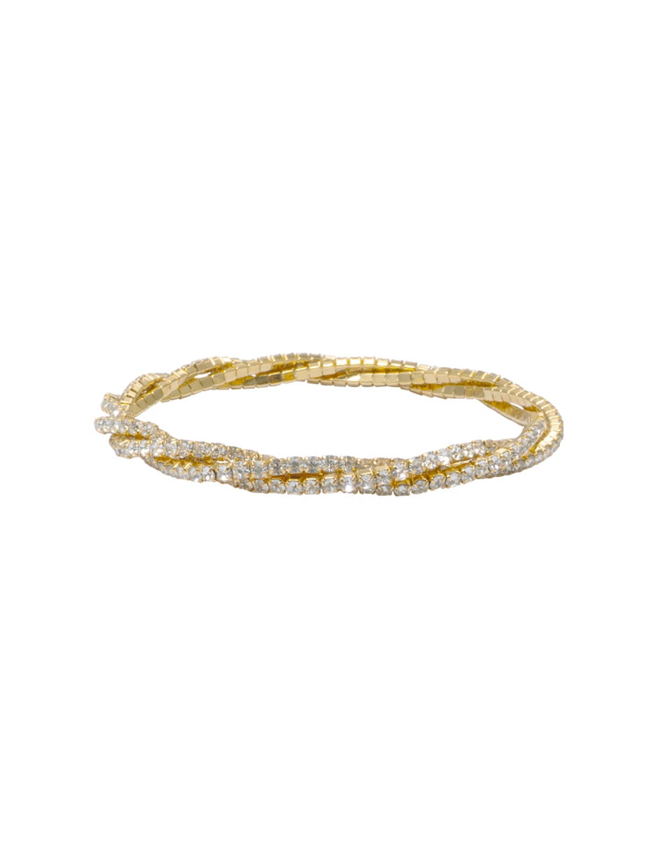 Pulsera Strech Cup Chain con acabado brillante 2