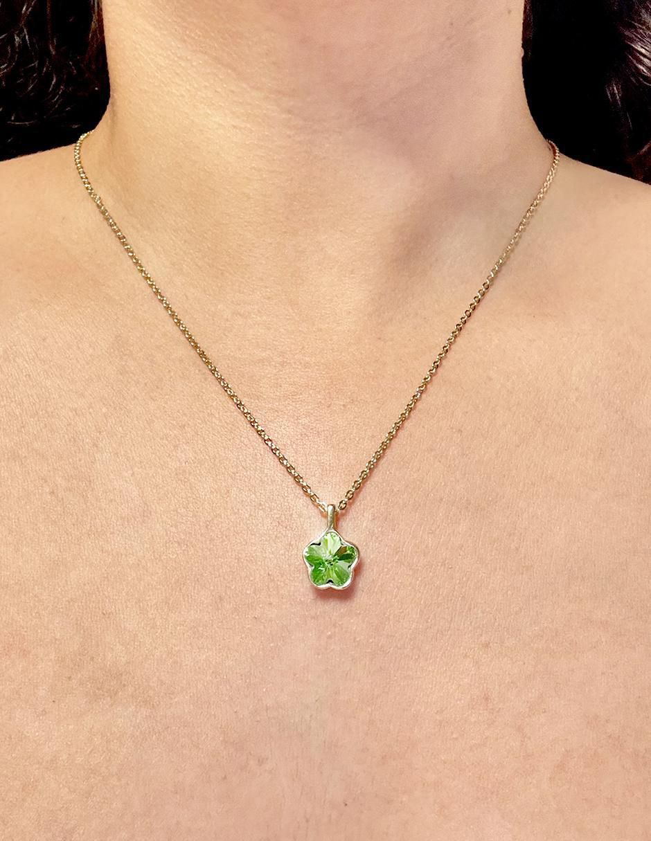 Collar de flor de oro laminado 10 K 2