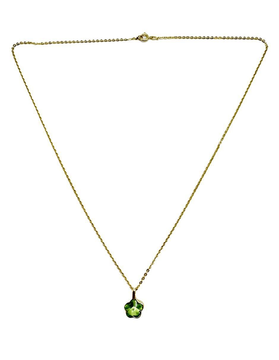 Collar de flor de oro laminado 10 K 3