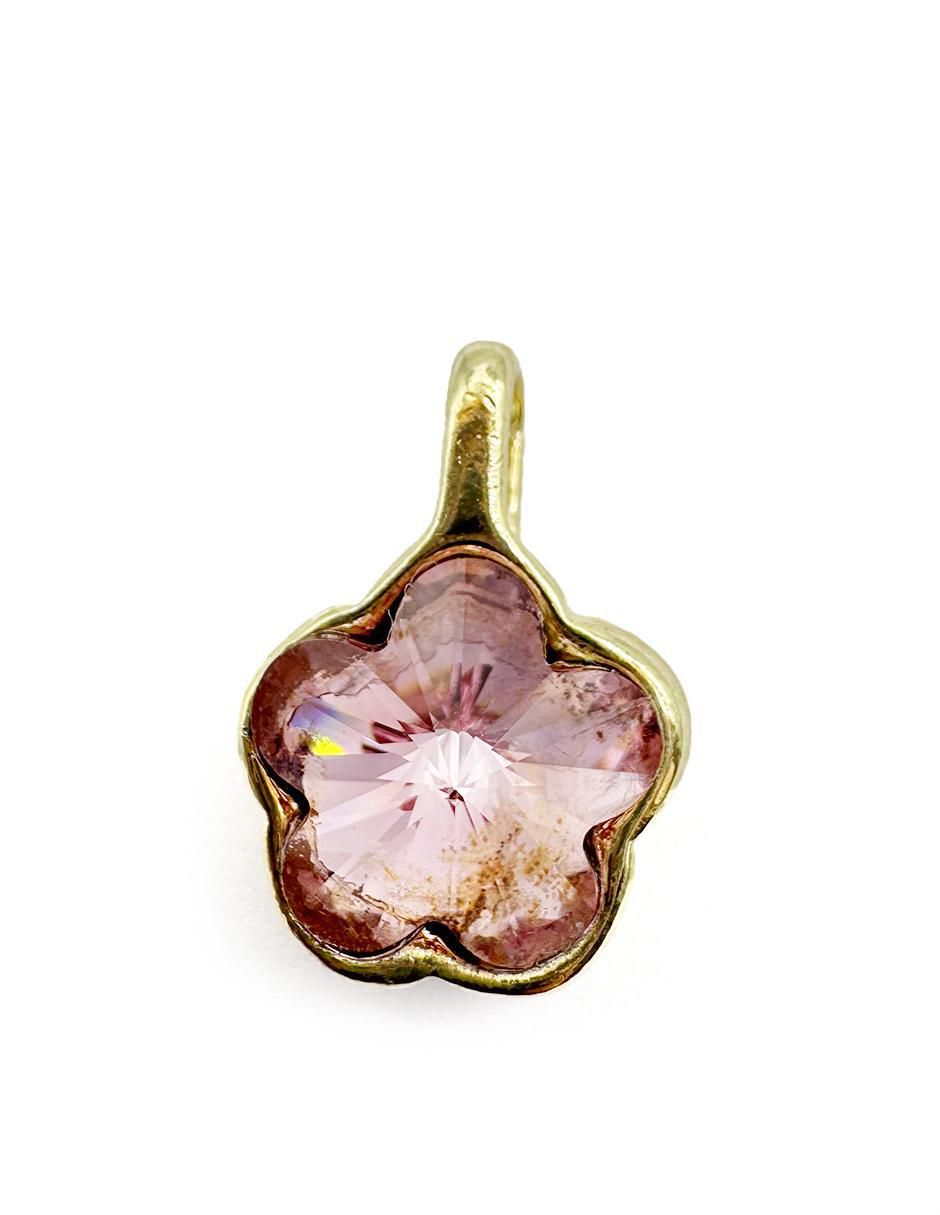 Collar de flor de oro laminado 10 K 4
