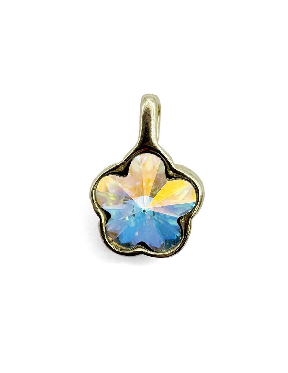 Collar de flor de oro laminado 10 K 4