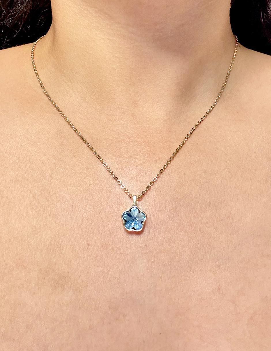 Collar de flor de oro laminado 10 K 2