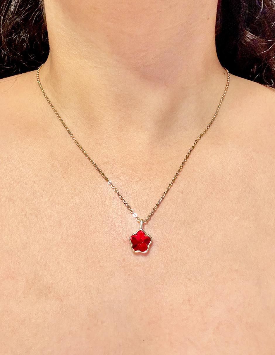 Collar de flor de oro laminado 10 K 2