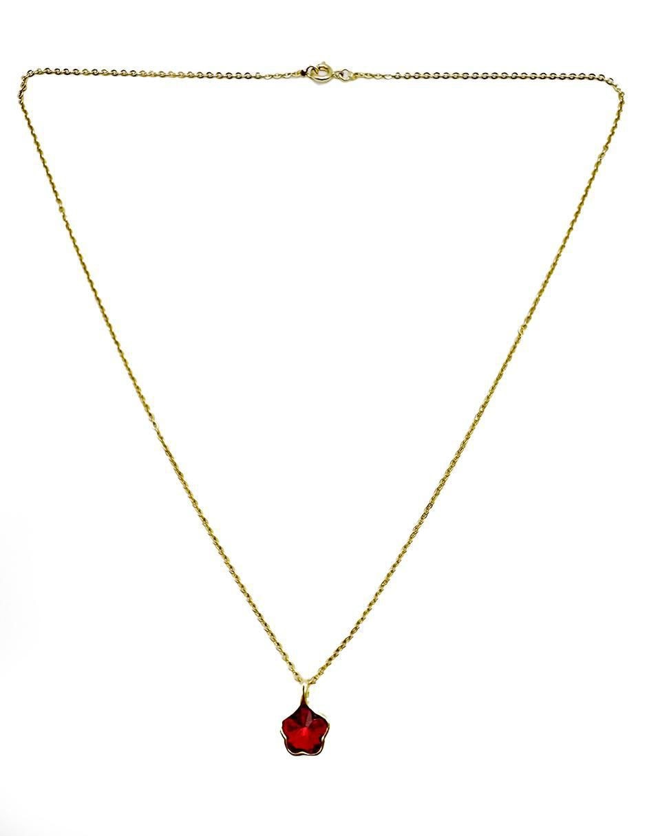 Collar de flor de oro laminado 10 K 3