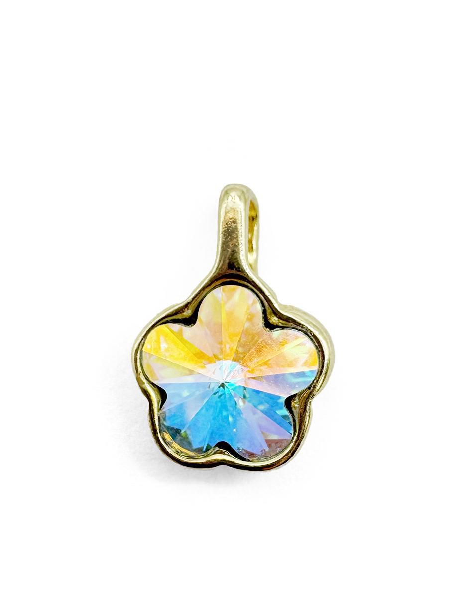 Collar de flor de oro laminado 10 K 4