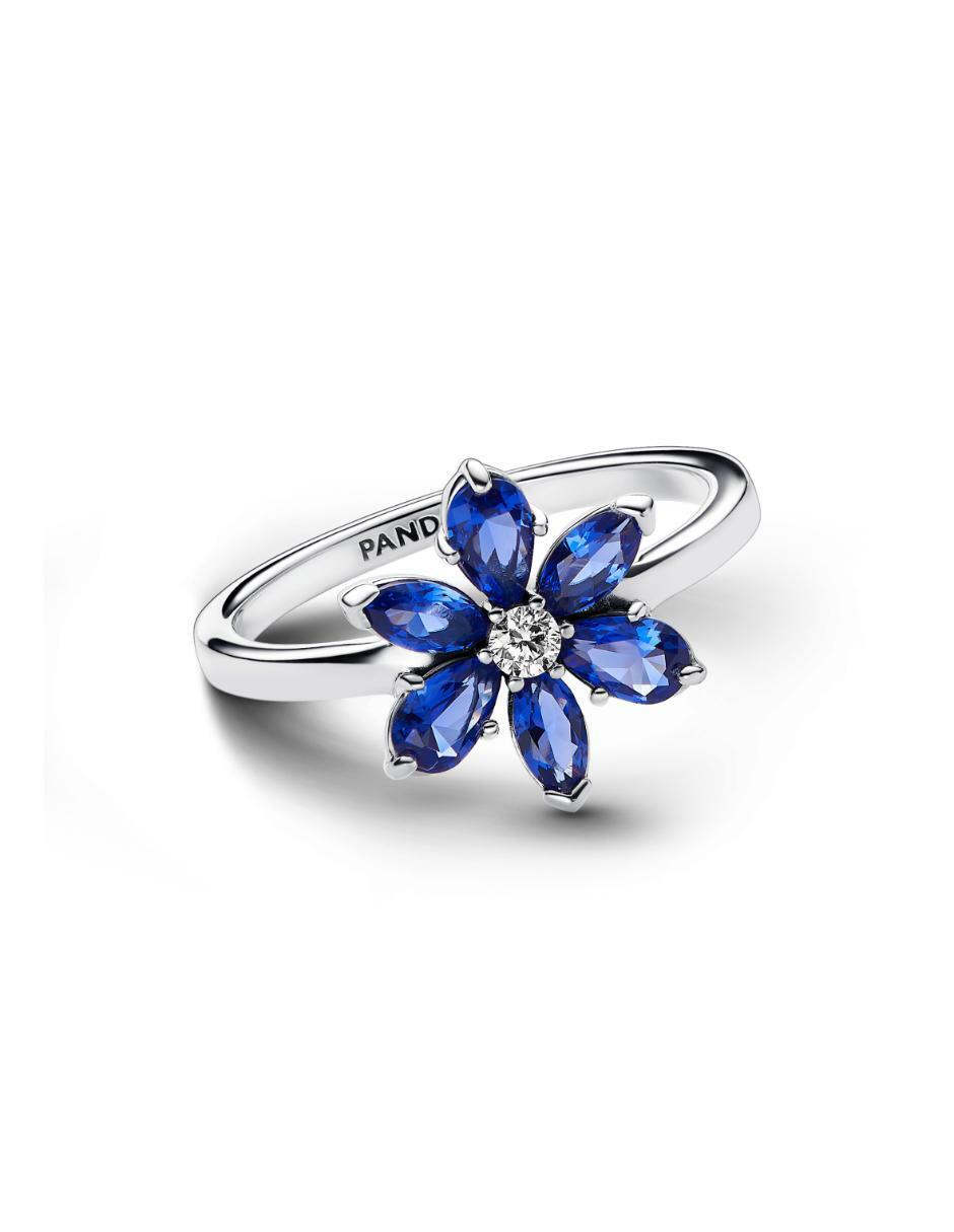 Anillo de flor Timeless P 925 de plata zirconia cúbica brillante 2