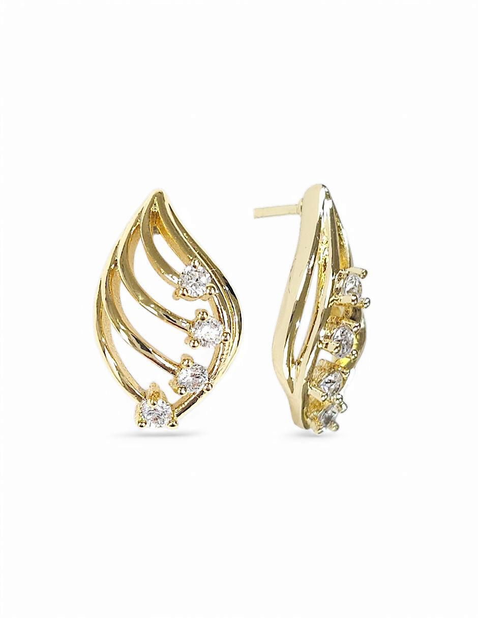 Aretes y collar zirconia 5