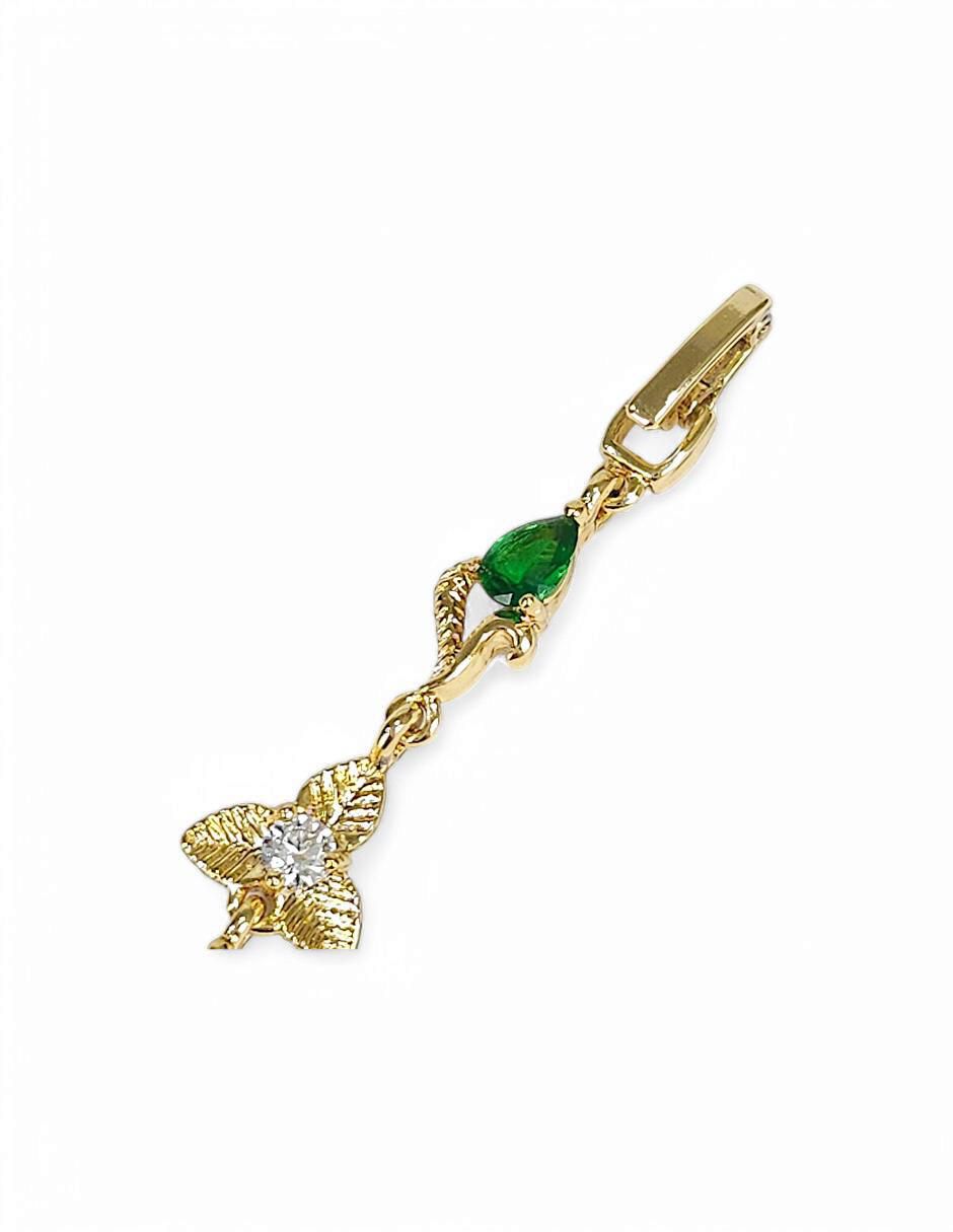 Pulsera con zirconia 18 k 7