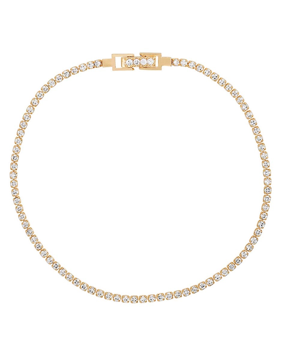 Pulsera 18 k Essentials con acabado chapa de oro