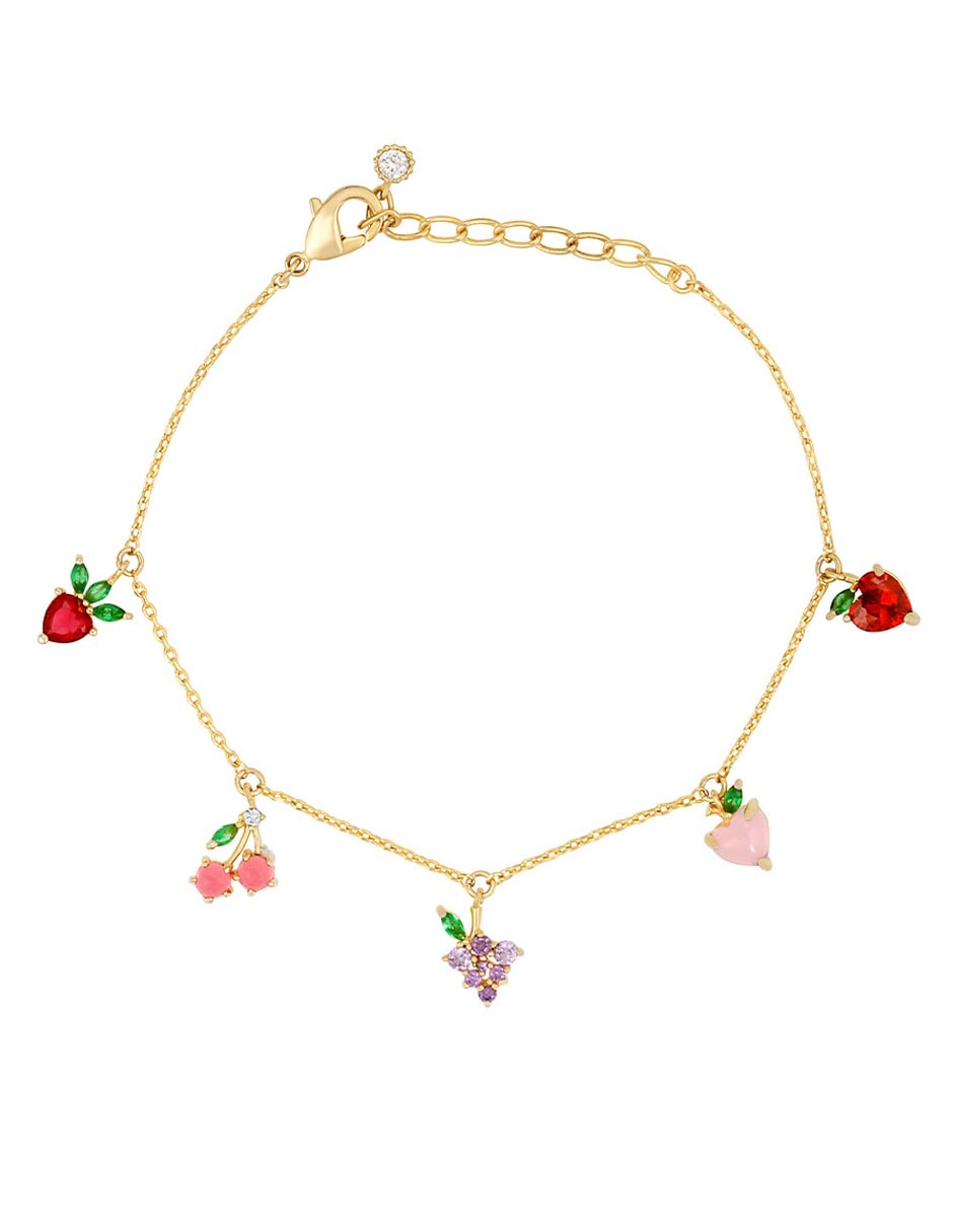 Pulsera Fruit con acabado chapa de oro 18 K