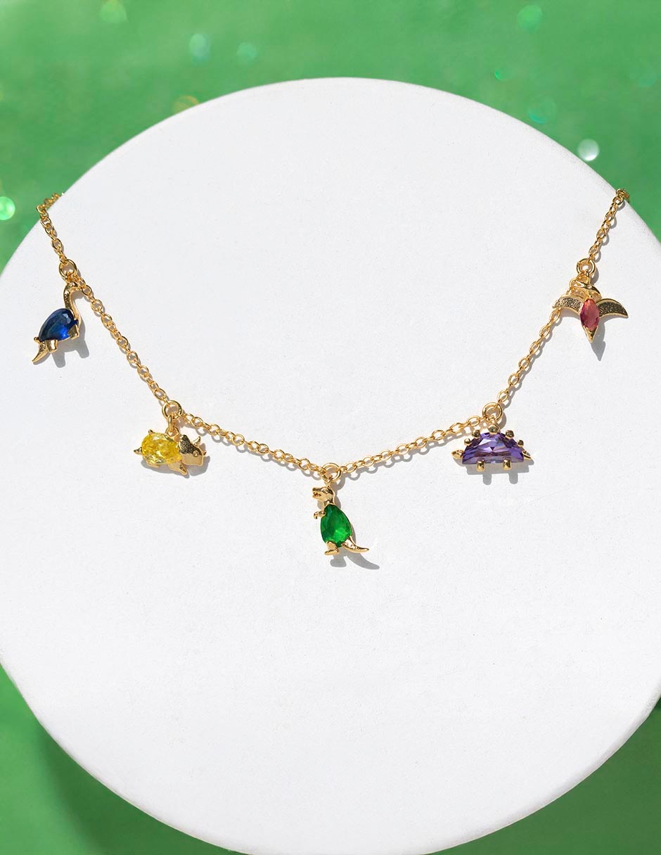 Brazalete 18 K Animals con acabado de chapa de oro 3