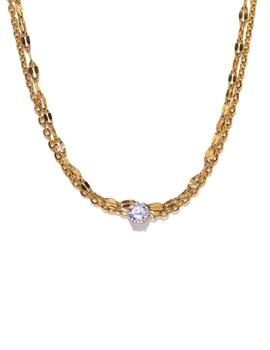 Pulsera 18 K Essentials con acabado chapa de oro