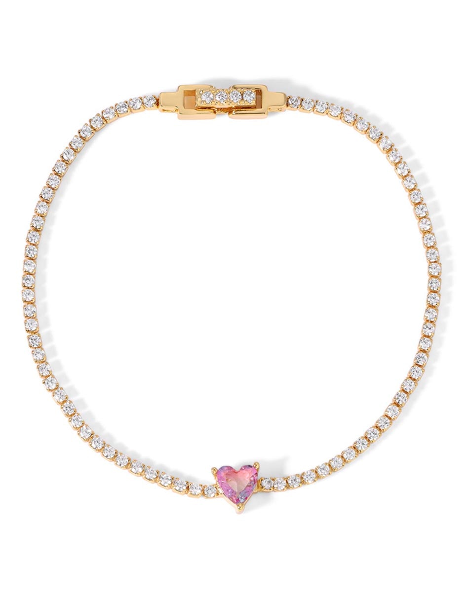 Brazalete 18 K Classic con acabado chapa de oro